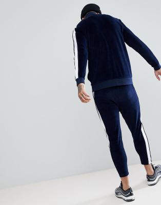 asos velour tracksuit