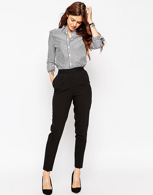 ASOS | ASOS Trousers in High Waist with Straight Leg