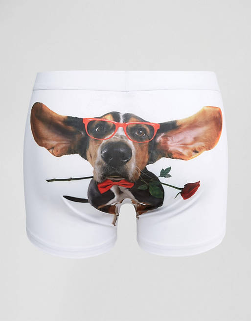 ASOS Trunks With Dog Print