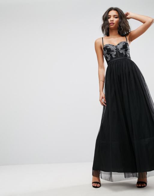 Casual tulle store maxi dress