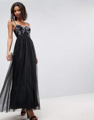 asos maxi tulle dress