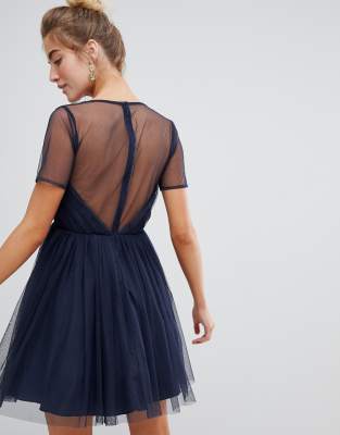 asos sheer dress
