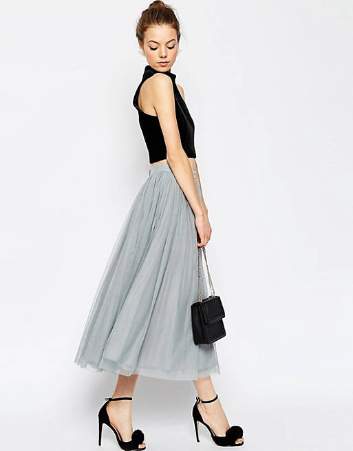 ASOS Tulle Prom Skirt with Multi Layers