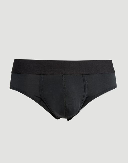 ASOS U Bound Jock Strap In Black Microfibre