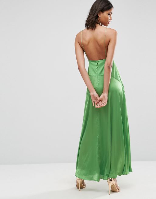 Asos ultimate cami sale thigh split maxi dress