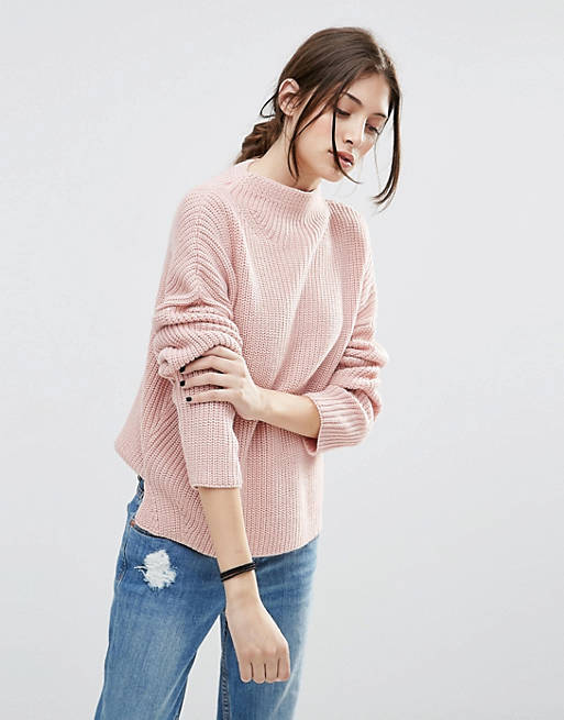 ASOS Ultimate Chunky Jumper with High Neck