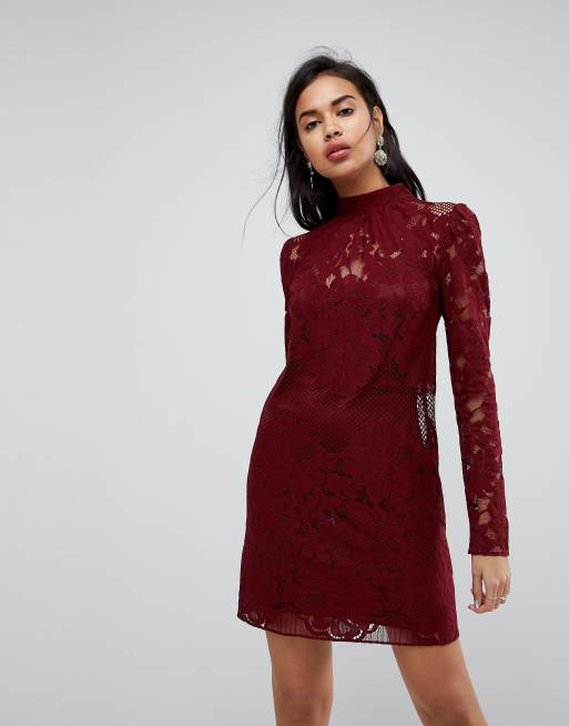 Red shift dress store asos