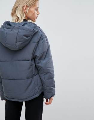 black hooded ultimate puffer jacket