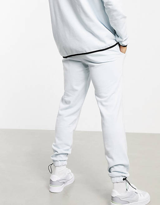 Men Spply co-ord tapered joggers with rubber logo 
