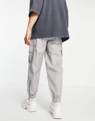 tapered cargo jogger sweatpants for men