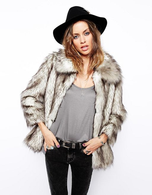 ASOS | ASOS Vintage Faux Fur Coat