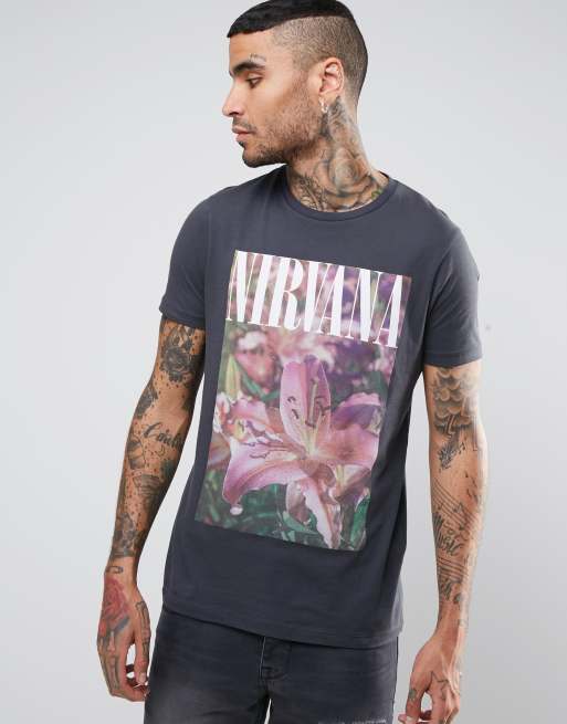 Nirvana floral shirt on sale