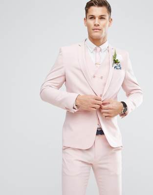 pink suit mens asos