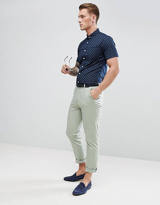 ASOS Synthetic Wedding Skinny Suit Trousers in Green for Men Slacks and Chinos Formal trousers Mens Clothing Trousers 