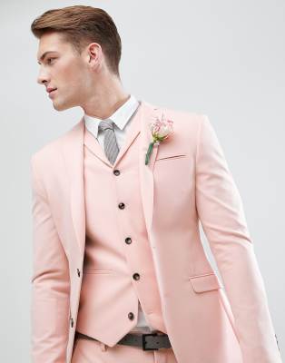 Peach 2025 tuxedo jacket