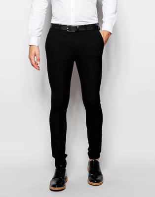 mens super skinny suit pants