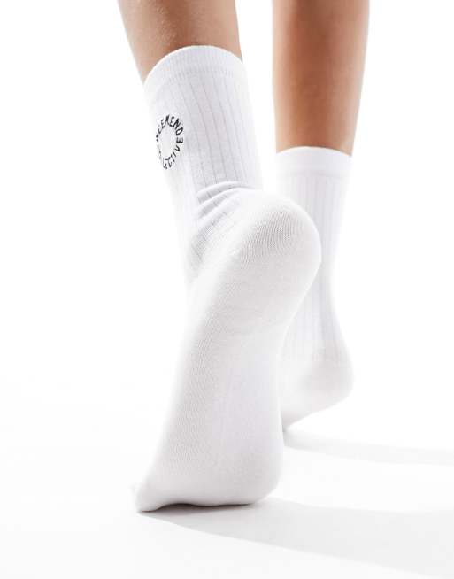 ASOS Weekend Collective Chaussettes Blanc ASOS