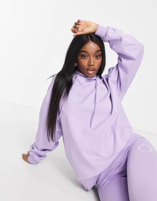 lilac oversized hoodie