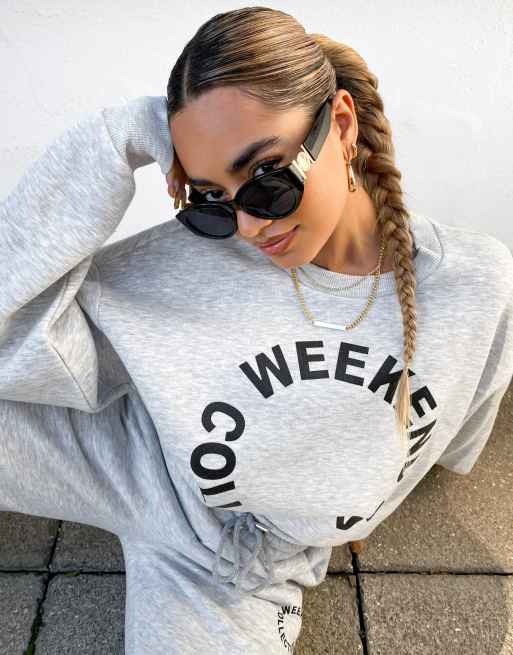 Asos oversized sweatshirt w/ reverse on Mercari