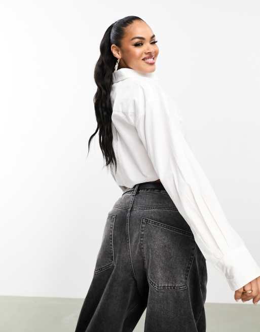 ASOS - Weekend Collective - Cropped overhemd met opgestikte zak op de voorkant, 4 van 4