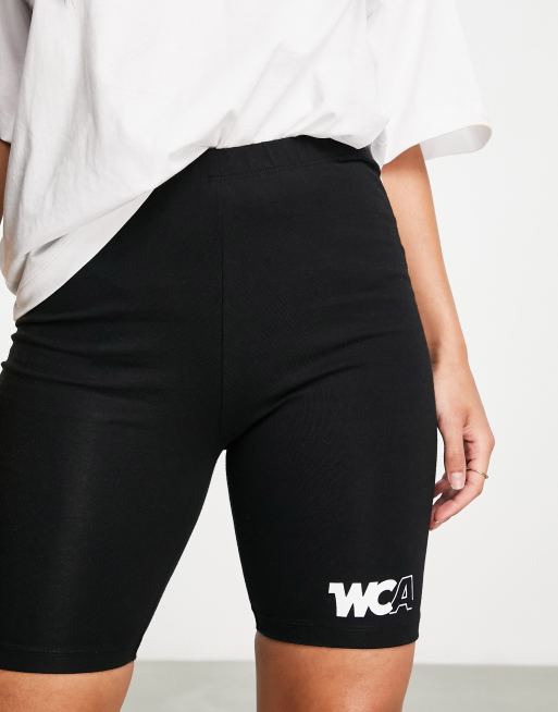 ASOS - Weekend Collective - Leggingshorts i bomuldselastan med logo 