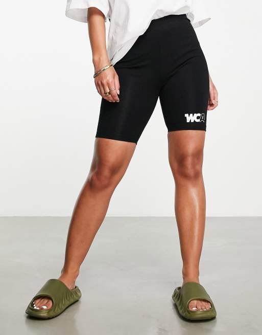 ASOS - Weekend Collective - Leggingshorts i bomuldselastan med logo , 4 af 4