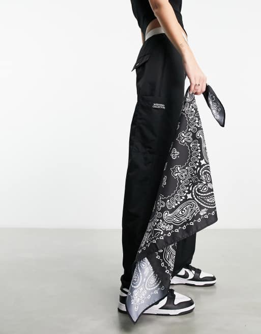 ASOS Weekend Collective - Multifunktionelt bandana og top i monokrome farver, 2 af 4