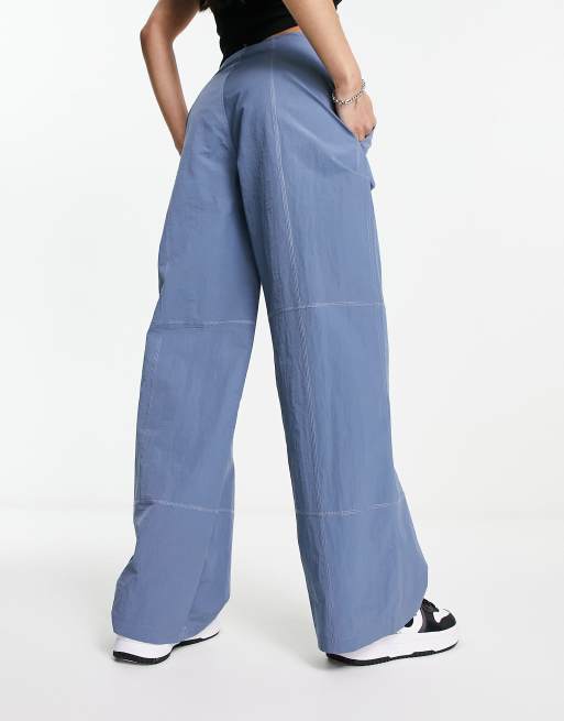 ASOS Weekend Collective nylon cargo trouser in slate, 2 of 4