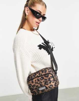 ASOS Weekend Collective nylon cross body bag in animal print - ASOS Price Checker