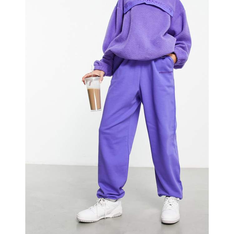 Iets frans purple discount joggers