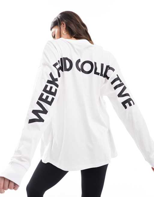 ASOS Weekend Collective Oversized Long Sleeve T-Shirt