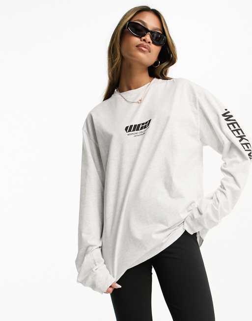 ASOS Weekend Collective Oversized Long Sleeve T-Shirt