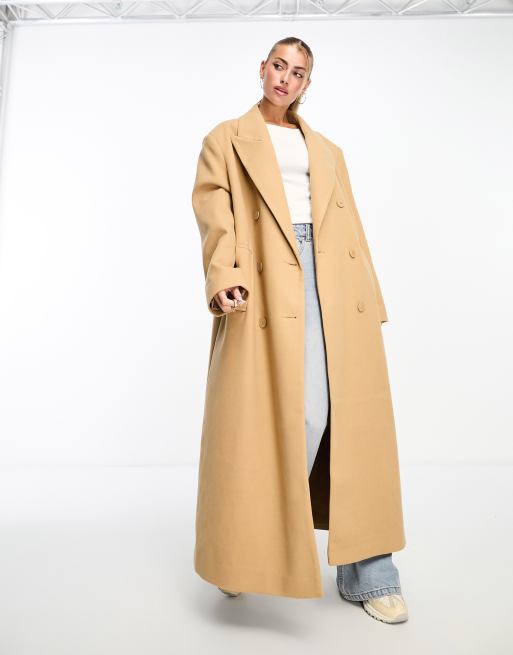 Oversized store longline coat