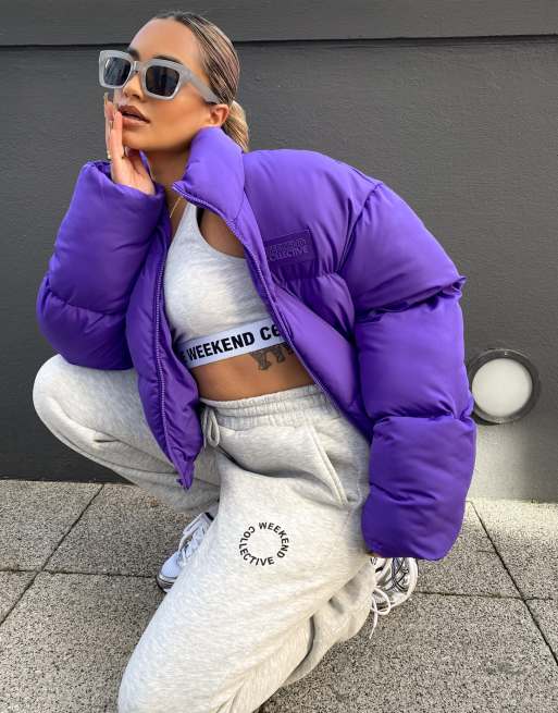 Asos clearance purple jacket