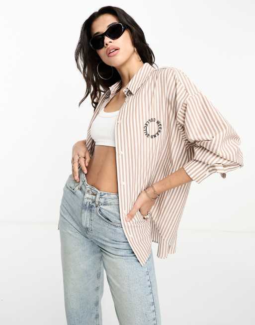 Asos store striped top