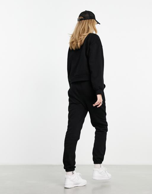ASOS Weekend Collective oversized sweatpants with logo in white - part of a set, 2 of 4