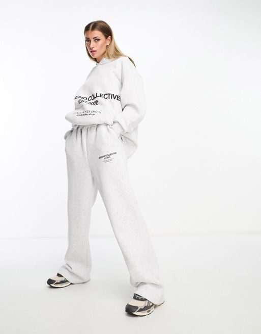 ASOS Weekend Collective oversized sweatpants and hoodie set with