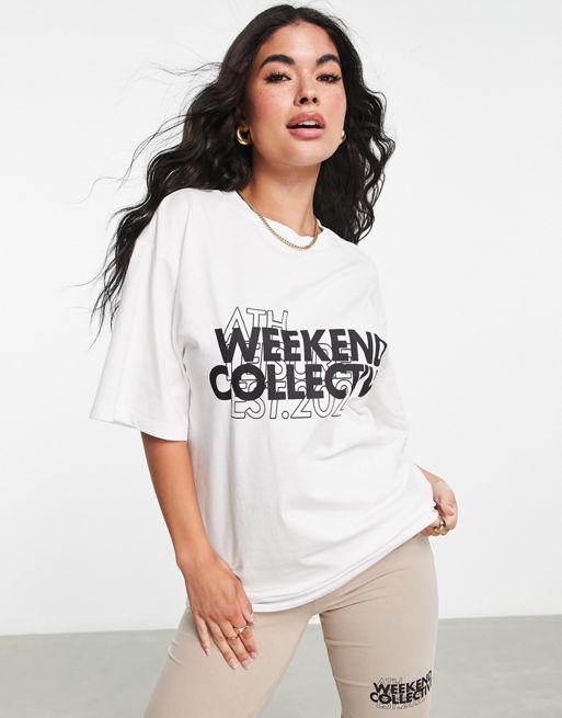 ASOS Weekend Collective Oversized Long Sleeve T-Shirt