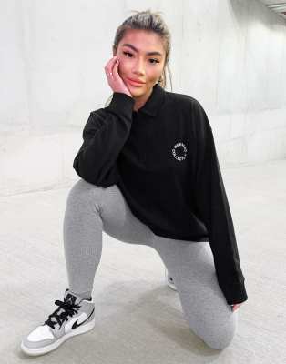 asos black hoodie womens