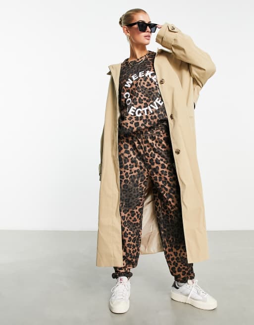 ASOS Weekend Collective sweatshirt in animal print ASOS