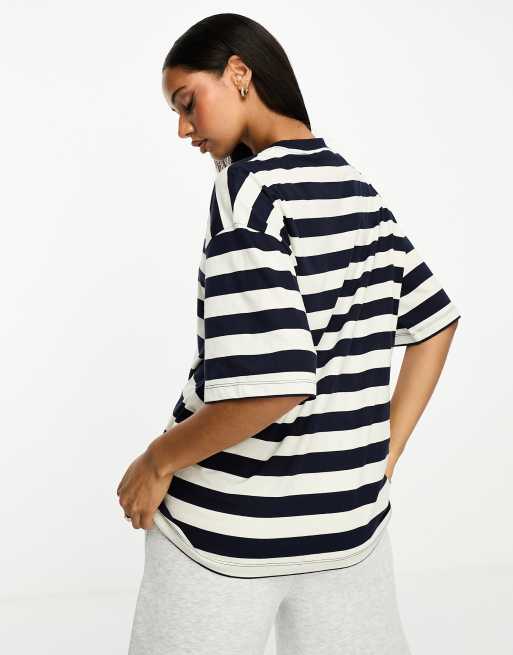 ASOS Weekend Collective T Shirt mit Breton Streifen in