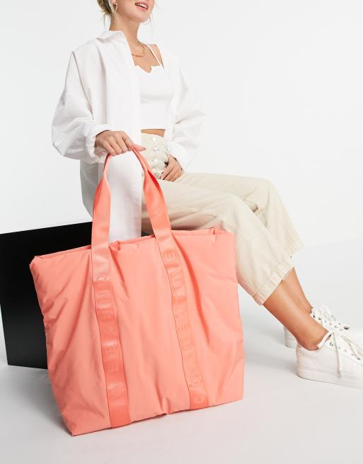 Coral tote cheap bag