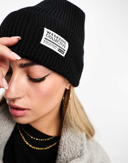 ASOS Weekend Collective - Vissersbeanie met geweven label, 4 van 4