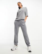 adidas Sportswear House Of Tiro 3 stripe sweatpants in navy