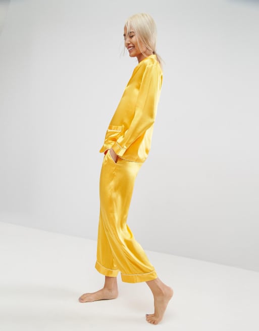 ASOS WHITE 100 Silk Pajamas