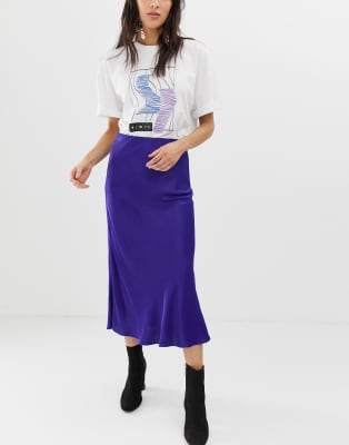 asos bias cut skirt