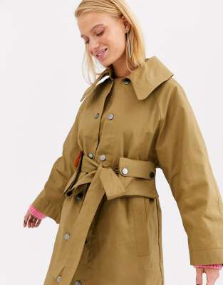 Asos white hotsell trench coat