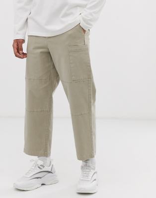 asos white cargo pants