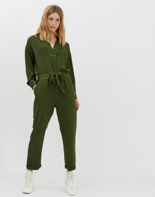 casual v neck jumpsuit