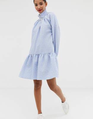 drop waist smock dress